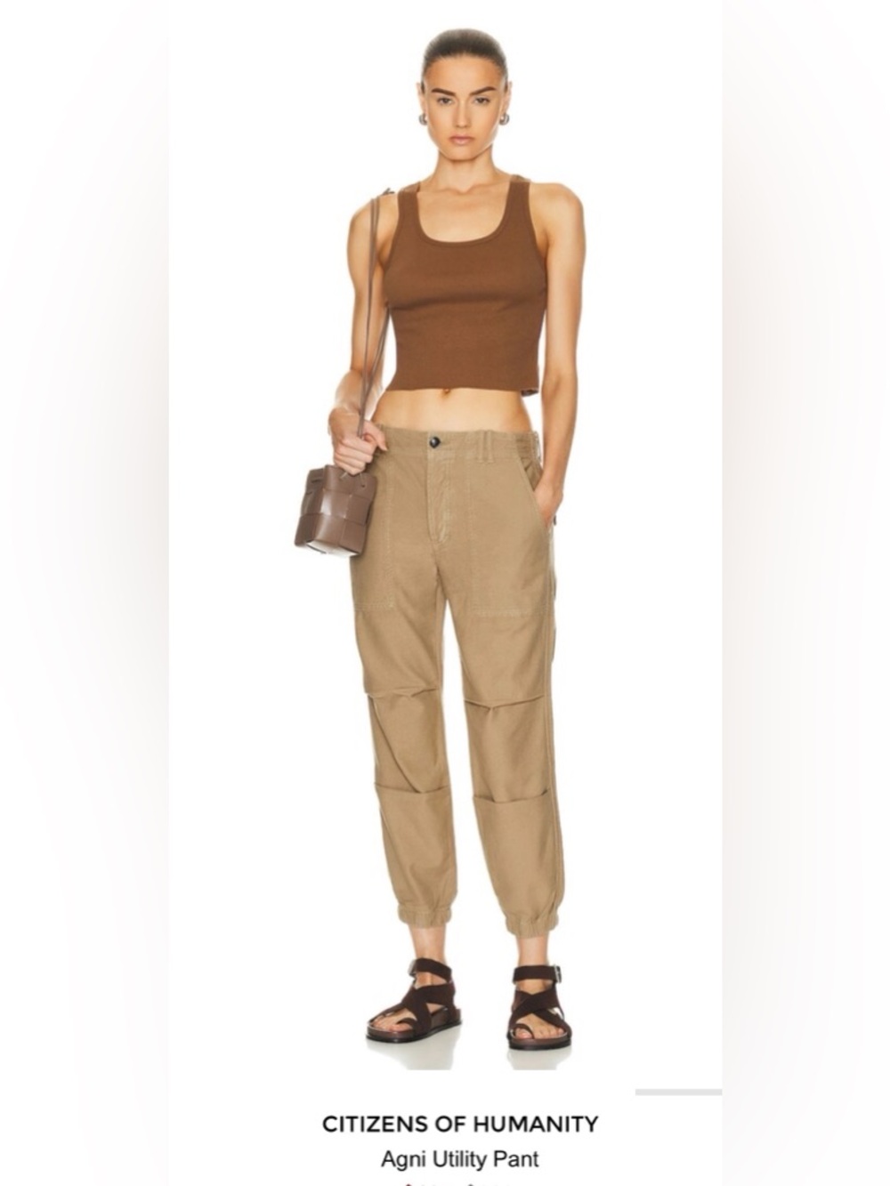 Citizens Of Humanity Brown Agni Cargo Pants